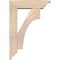 Ekena Millwork Westlake Traditional Smooth Bracket w/ Offset Brace, Douglas Fir, 5 1/2"W x 18"D x 26"H BKT0604X18X26WTL01SDF - alternate 4